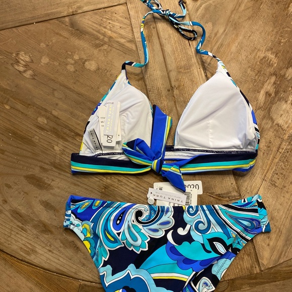 NWT Trina Turk Multi-colored Bikini size 10